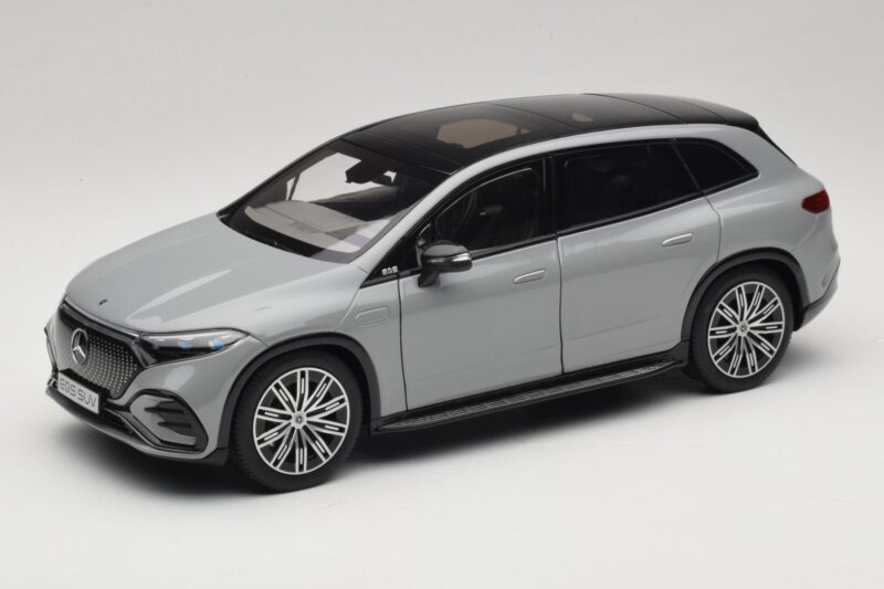 Mercedes EQS SUV X296 Manufaktur Alpine Grey NZG 1:18 B66960591 Kov