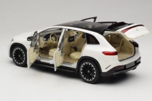 Mercedes EQS SUV X296 Manufaktur Diamond White NZG 1:18 B66960590 Kov – obrázek 5 z 8