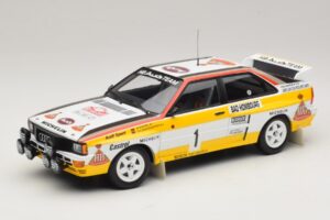 Audi Quattro #1 W. Rohrl / C. Geistdorfer Rally Monte Carlo Winner 1984 Minichamps 1:18 A5-5894 Kov
