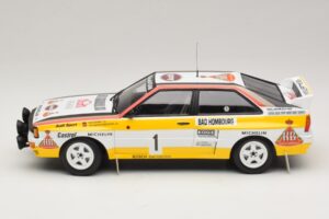Audi Quattro #1 W. Rohrl / C. Geistdorfer Rally Monte Carlo Winner 1984 Minichamps 1:18 A5-5894 Kov – obrázek 3 z 6