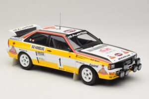 Audi Quattro #1 W. Rohrl / C. Geistdorfer Rally Monte Carlo Winner 1984 Minichamps 1:18 A5-5894 Kov – obrázek 4 z 6