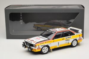 Audi Quattro #1 W. Rohrl / C. Geistdorfer Rally Monte Carlo Winner 1984 Minichamps 1:18 A5-5894 Kov – obrázek 6 z 6