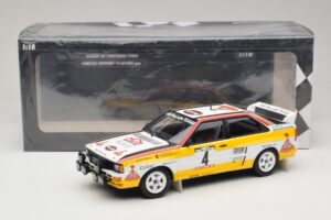 Audi Quattro A2 #4 W. Rohrl / C. Geistdorfer Rally Portugal 1984 Minichamps 1:18 153841104 Kov – obrázek 6 z 6