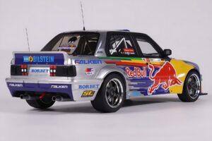 BMW E30 V8 #229 E. Hountondji Red Bull Driftbrothers Drift 2023 Modrý Otto 1:18 OT486 Pryskyřice – obrázek 2 z 5