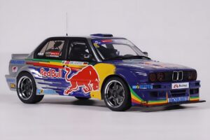 BMW E30 V8 #229 E. Hountondji Red Bull Driftbrothers Drift 2023 Modrý Otto 1:18 OT486 Pryskyřice – obrázek 4 z 5