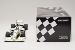 Brawn GP BGP001 #22 J. Button Singapore GP 2009 Minichamps 1:18 180090222 Pryskyřice – obrázek 6 z 7