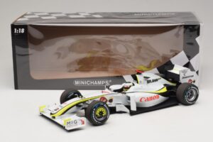 Brawn GP BGP001 #22 J. Button Singapore GP 2009 Minichamps 1:18 180090222 Pryskyřice – obrázek 7 z 7