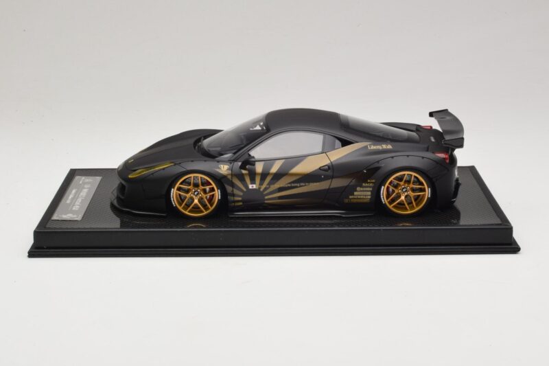 Ferrari 458 LB Works Matt Black BBA 1:18 REMC037 Pryskyřice