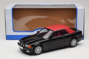 BMW 3 Series E36 Kabriolet Černý MCG 1:18 MCG18318 Kov – obrázek 7 z 7