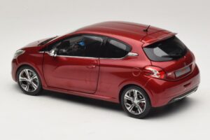 Peugeot 208 GTI Rubis Red Norev 1:18 184700 Kov – obrázek 7 z 8