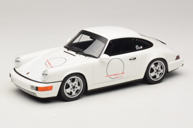 Porsche 911 964 Carrera Cup USA Edition Grand Prix White GT Spirit 1:18 GT995 Pryskyřice