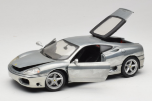 Ferrari 360 Modena Chromová Stříbrná Hot Wheels 1:18 27774 Kov – obrázek 2 z 8