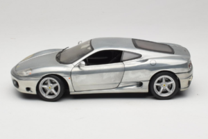 Ferrari 360 Modena Chromová Stříbrná Hot Wheels 1:18 27774 Kov – obrázek 4 z 8