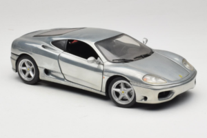 Ferrari 360 Modena Chromová Stříbrná Hot Wheels 1:18 27774 Kov – obrázek 6 z 8