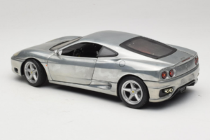 Ferrari 360 Modena Chromová Stříbrná Hot Wheels 1:18 27774 Kov – obrázek 7 z 8
