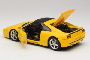 Ferrari F355 Spider Žlutý s Černou Střechou UT Models 1:18 180074030-P4 Kov – obrázek 5 z 8