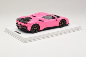 Ferrari SF90 Pack Fiorano Lesklý Qatar Pink BBR 1:18 RACELINE137 Pryskyřice – obrázek 2 z 7