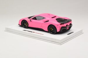Ferrari SF90 Pack Fiorano Lesklý Qatar Pink BBR 1:18 RACELINE137 Pryskyřice – obrázek 5 z 7