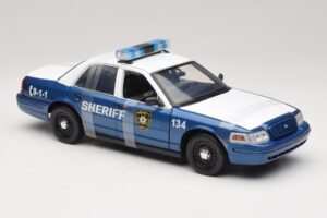 Ford Crown Victoria Police Interceptor The Walking Dead Greenlight 1:18 12957 Kov – obrázek 4 z 6