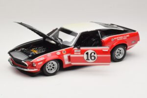 Ford Mustang Boss 302 #16 Bud Moore Engineering G. Follmer Trans-Am 1969 OEM 1:18 FORD006 Kov – obrázek 2 z 8