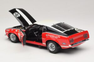 Ford Mustang Boss 302 #16 Bud Moore Engineering G. Follmer Trans-Am 1969 OEM 1:18 FORD006 Kov – obrázek 5 z 8