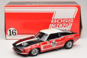 Ford Mustang Boss 302 #16 Bud Moore Engineering G. Follmer Trans-Am 1969 OEM 1:18 FORD006 Kov – obrázek 8 z 8