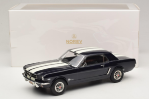 Ford Mustang Nightmist Blue Norev 1:18 182805 Kov – obrázek 6 z 6