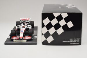 Haas VF-22 K. Magnussen Pole Position Brazilian GP 2022 Minichamps 1:18 117222120 Pryskyřice – obrázek 6 z 7