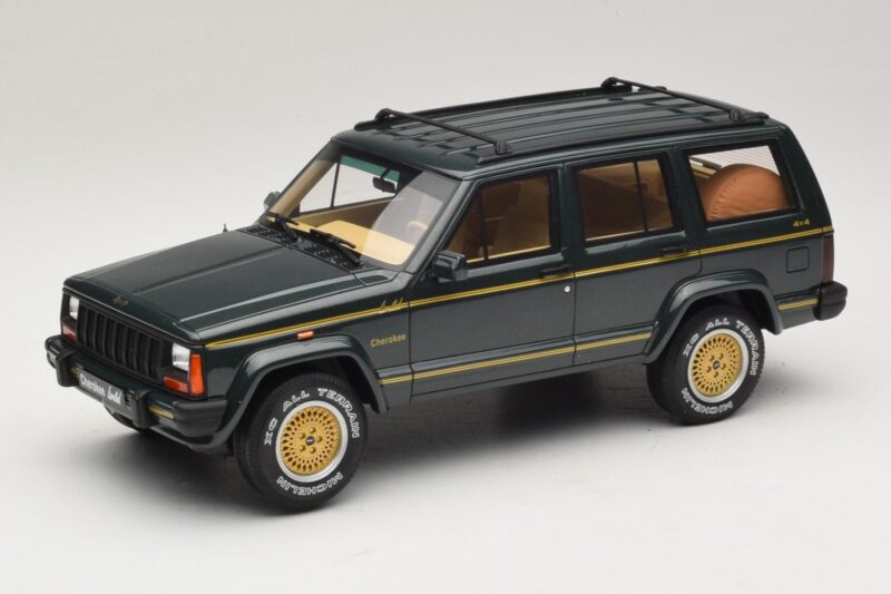 Jeep Cherokee XJ Limited Dark Hunter Green Otto 1:18 OT1340 Pryskyřice