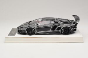 Lamborghini Aventador Liberty Walk TRON Lesklá Černá JUC 1:18 J32-14 Pryskyřice – obrázek 3 z 7