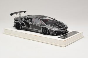 Lamborghini Aventador Liberty Walk TRON Lesklá Černá JUC 1:18 J32-14 Pryskyřice – obrázek 4 z 7