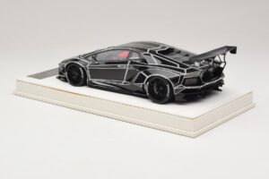 Lamborghini Aventador Liberty Walk TRON Lesklá Černá JUC 1:18 J32-14 Pryskyřice – obrázek 5 z 7