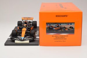 McLaren MCL60 #81 O. Piastri Hungarian GP 2023 Minichamps 1:18 537233081 Pryskyřice – obrázek 6 z 7