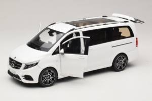 Mercedes V-Class W447 AMG Line Bílý Norev 1:18 183876 Kov – obrázek 2 z 8