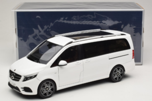 Mercedes V-Class W447 AMG Line Bílý Norev 1:18 183876 Kov – obrázek 8 z 8