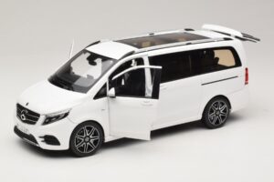 Mercedes V-Class W447 AMG Line Bílý Norev 1:18 183876 Kov – obrázek 2 z 8