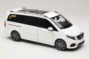 Mercedes V-Class W447 AMG Line Bílý Norev 1:18 183876 Kov – obrázek 6 z 8