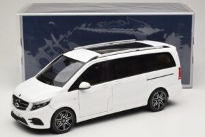 Mercedes V-Class W447 AMG Line Bílý Norev 1:18 183876 Kov – obrázek 8 z 8