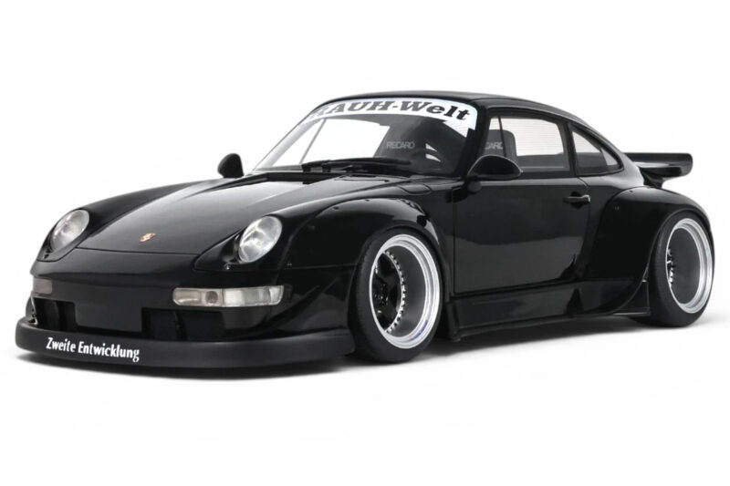 Porsche 911 993 RWB Černý GT Spirit 1:18 GT587 Pryskyřice