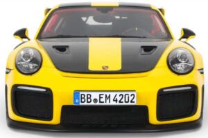 Porsche 911 GT2 RS 991.2 Nurburgring Lap Record Žlutý GT Spirit 1:18 GT972 Pryskyřice – obrázek 4 z 5