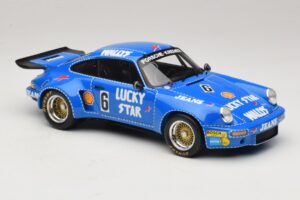 Porsche 911 RSR #6 Wallys Jeans Nurburgring 1974 Spark 1:18 18S088 Pryskyřice – obrázek 4 z 6