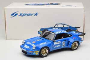 Porsche 911 RSR #6 Wallys Jeans Nurburgring 1974 Spark 1:18 18S088 Pryskyřice – obrázek 6 z 6
