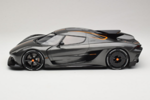 Koenigsegg Jesko Absolut 0-400-0 km/h Record Graphite Grey GT Spirit 1:18 GT575 Pryskyřice – obrázek 3 z 6