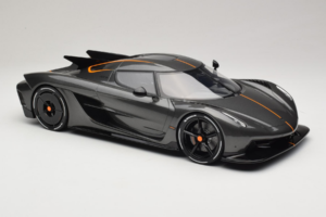 Koenigsegg Jesko Absolut 0-400-0 km/h Record Graphite Grey GT Spirit 1:18 GT575 Pryskyřice – obrázek 4 z 6