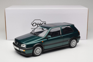 Volkswagen Golf Mk3 VR6 Carat Dragon Green Otto 1:12 G099 Pryskyřice – obrázek 6 z 6
