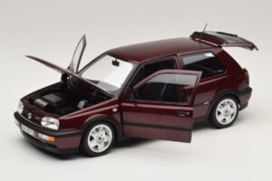 Volkswagen Golf VR6 Mk3 Indian Red Limitovaná Edice Norev 1:18 188505 Kov – obrázek 2 z 8