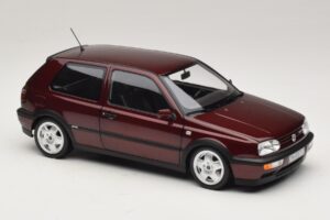 Volkswagen Golf VR6 Mk3 Indian Red Limitovaná Edice Norev 1:18 188505 Kov – obrázek 6 z 8