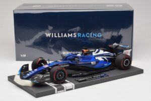 Williams Racing FW45 A. Albon British GP 2023 Minichamps 1:18 117231123 Pryskyřice – obrázek 7 z 7