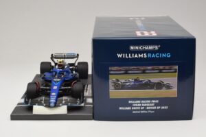 Williams Racing FW45 L. Sargeant British GP 2023 Minichamps 1:18 117231102 Pryskyřice – obrázek 6 z 7
