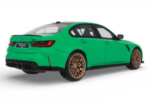 BMW M3 G80 CS Signal Green GT Spirit 1:18 GT976 Pryskyřice – obrázek 2 z 4